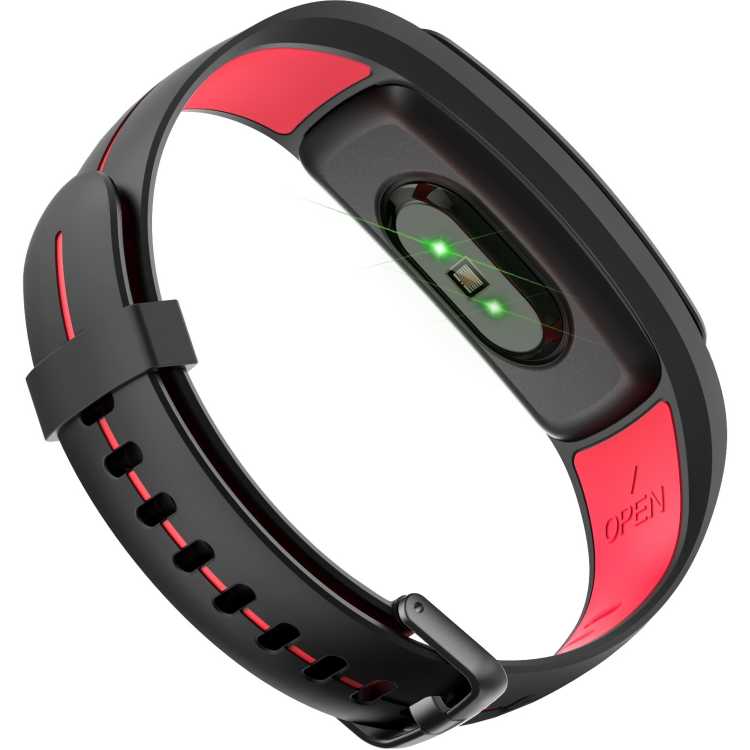 Fitness Bracelet INOI Band Black and Red