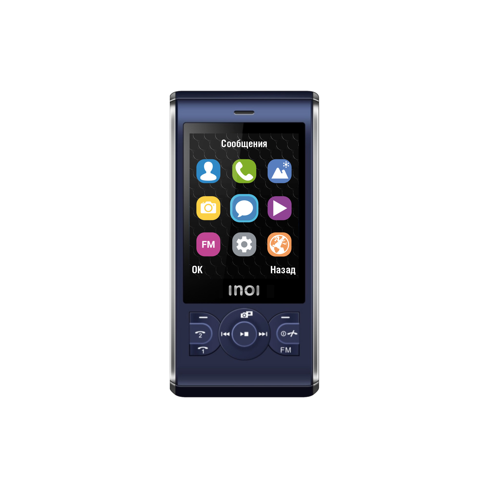 Review and video INOI 249S Blue Синий. Video reviews in the INOI online  store